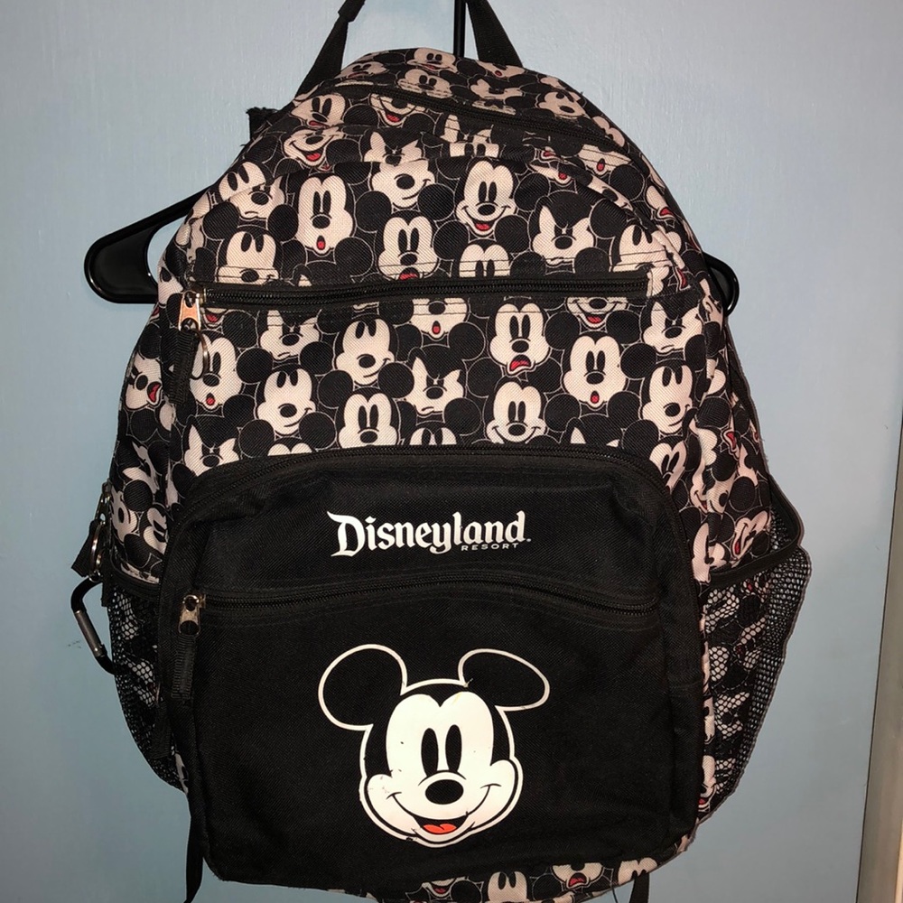 Disneyland Mickey Mouse faces backpack-rare
